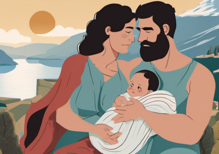 Greek Couple Welcomes Daughter After 22‑Year Frozen Embryo — AI-generated editorial illustration