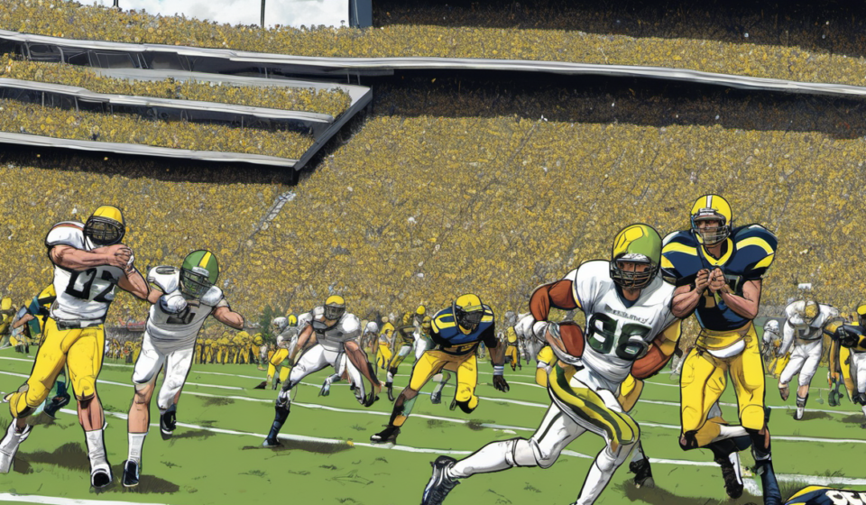 Week 2 College Football Superlatives: Texas, Michigan, and Oregon Highlight Dramatic Games — AI-generated editorial illustration