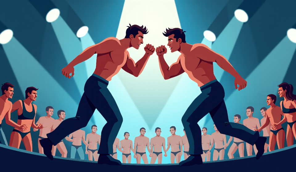 Leon Slater Eyes Dream Match With Avery Styles in TNA — AI-generated editorial illustration