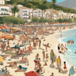 Mallorca Seeks Wealthier American Tourists to Tackle Overtourism — AI-generated editorial illustration