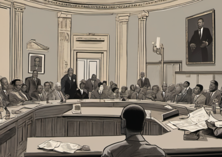 Democrat Faces Backlash Over Debunked Lynching Claims — AI-generated editorial illustration