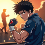 Endo Seeks GHC Title Before Iino: A New Motivational Rivalry — AI-generated editorial illustration