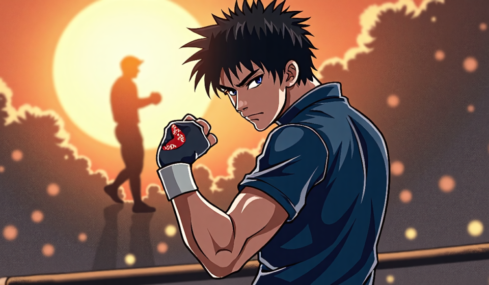 Endo Seeks GHC Title Before Iino: A New Motivational Rivalry — AI-generated editorial illustration