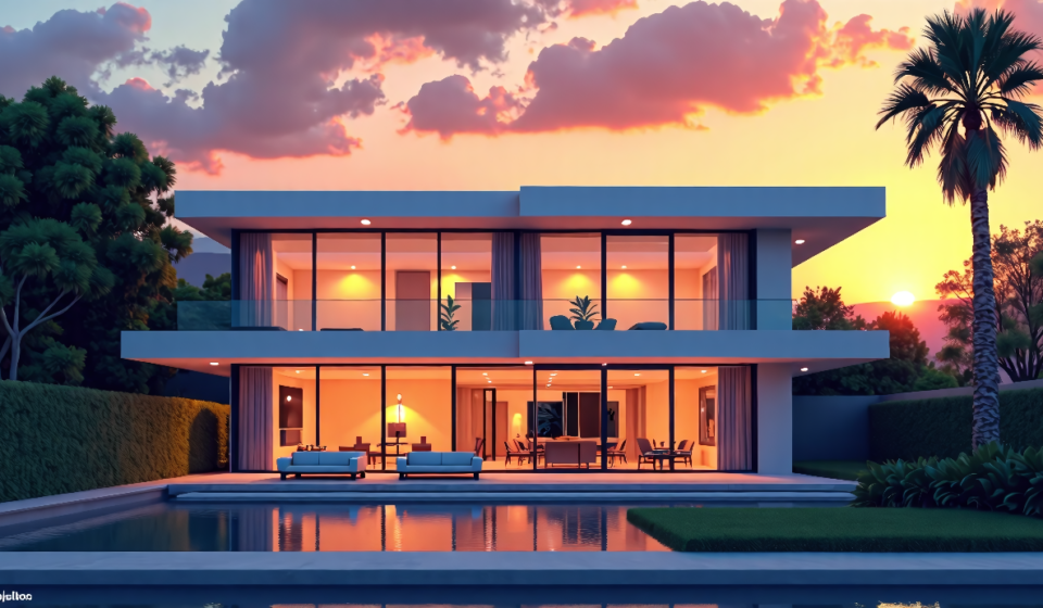 Kylie Jenner Sells Los Angeles Mansion for $15.3 Million — AI-generated editorial illustration