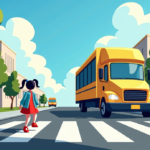 Surveillance Video Shows Girl Surviving Truck Accident in Philadelphia — AI-generated editorial illustration
