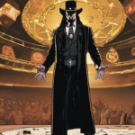 The Undertaker’s New Role in AAA: A Booking Style Matchup with Triple H and Shawn Michaels — AI-generated editorial illustration