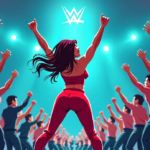 Lola Vice Debuts on WWE Raw in Mexico, Secures Money in the Bank Spot — AI-generated editorial illustration