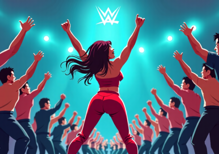 Lola Vice Debuts on WWE Raw in Mexico, Secures Money in the Bank Spot — AI-generated editorial illustration