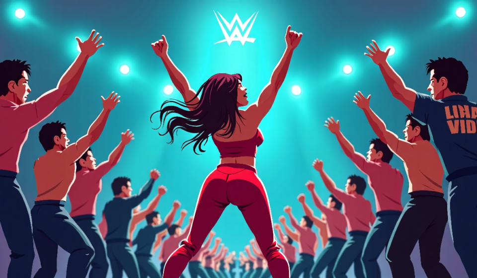 Lola Vice Debuts on WWE Raw in Mexico, Secures Money in the Bank Spot — AI-generated editorial illustration