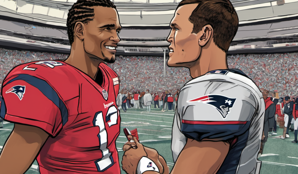 Hurts Credits Tom Brady’s Pre‑Game Talk for Eagles’ Week 1 Win — AI-generated editorial illustration