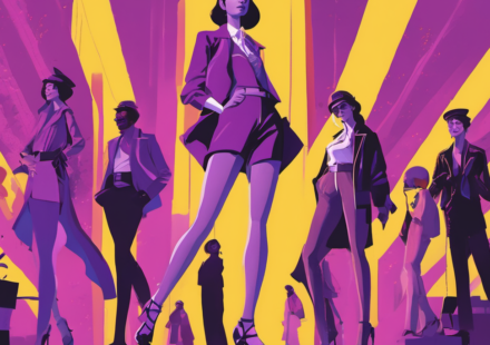 Guess Which Bravo Star Wore the Purple Stockings? — AI-generated editorial illustration