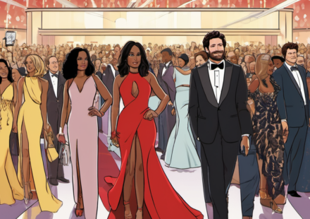 Emmys 2026: Celebrity Arrivals, Best‑Dressed Stars & Red‑Carpet Highlights — AI-generated editorial illustration