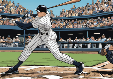 Judge’s First Home Run Since May Fuels Yankees’ Postseason Push — AI-generated editorial illustration