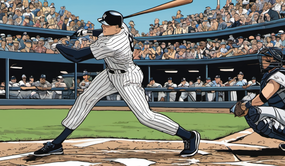Judge’s First Home Run Since May Fuels Yankees’ Postseason Push — AI-generated editorial illustration