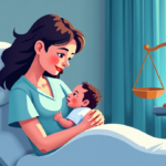 Surrogate Urges Supreme Court to Protect Newborn from Texas‑California Move — AI-generated editorial illustration