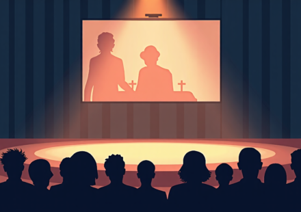 Catherine O'Hara Remembered: Culkin, Levy, Murphy Deliver Heartfelt Tributes at 2026 Emmys — AI-generated editorial illustration