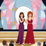 Dolly Parton Honored at 2026 Emmys by Sally Field and Reba McEntire — AI-generated editorial illustration