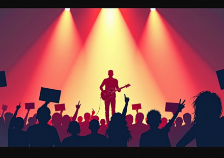 Macklemore Removed from Ed Sheeran’s Tour After Controversial Remarks — AI-generated editorial illustration
