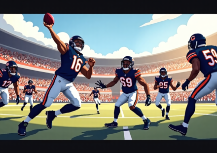Week 1 NFL Highlights: Allen’s Game‑Winner, Monangai’s TD, and Chicago’s 59‑Point Surge — AI-generated editorial illustration