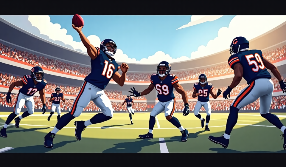 Week 1 NFL Highlights: Allen’s Game‑Winner, Monangai’s TD, and Chicago’s 59‑Point Surge — AI-generated editorial illustration