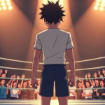 Shane Haste Claims N‑1 Trophy After Beating Fujita — AI-generated editorial illustration