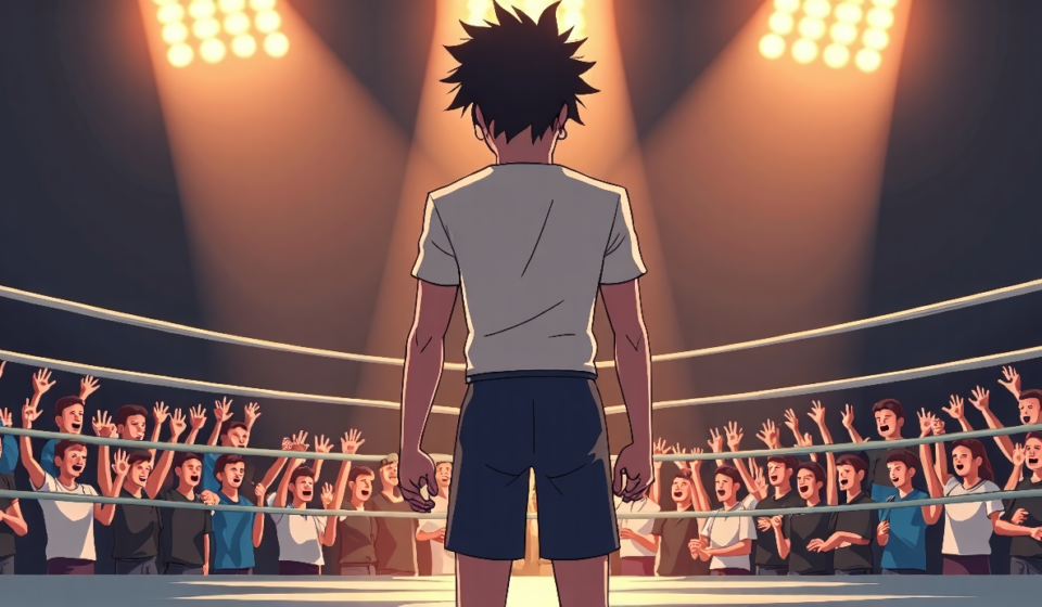 Shane Haste Claims N‑1 Trophy After Beating Fujita — AI-generated editorial illustration