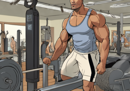 The Rock Drops 50 Pounds for New Role, Lowest Weight Since High School — AI-generated editorial illustration