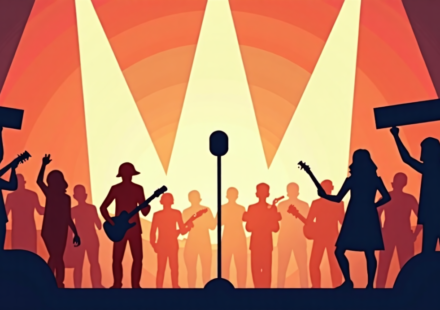 Ed Sheeran Responds After Macklemore Dropped From Tour — AI-generated editorial illustration