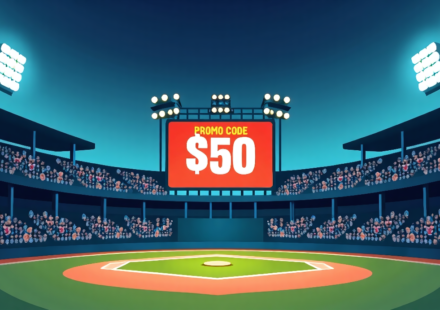 Polymarket Promo Code FOX Gives $50 for MLB Games Today — AI-generated editorial illustration