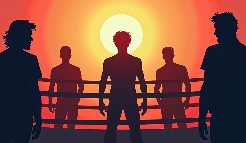 Joe Gacy Eyes Wyatt Sicks Reunion After WWE Exit — AI-generated editorial illustration