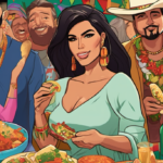 Celebrity Taco Tuesday: Kim, Maluma, Eva & More Celebrate in Flavorful Fashion — AI-generated editorial illustration