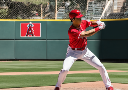 Ohtani’s Off‑Tee Swing Signals a Strong Comeback — AI-generated editorial illustration