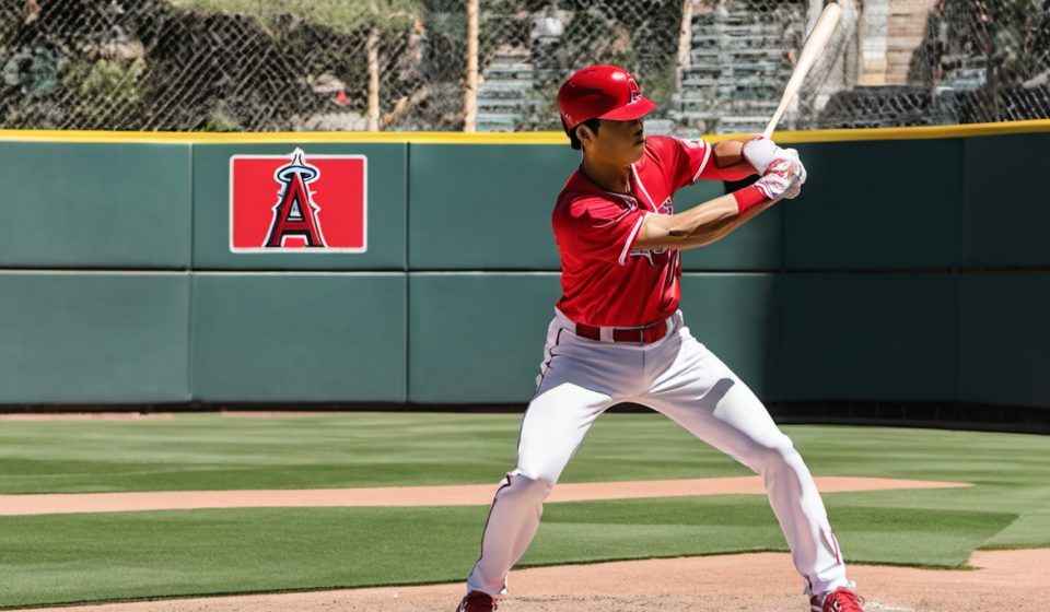 Ohtani’s Off‑Tee Swing Signals a Strong Comeback — AI-generated editorial illustration