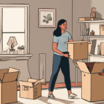 Victoria Lee Robinson Packs Up After Leaving Tom Sandoval’s Home — AI-generated editorial illustration
