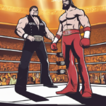Penta Vows Revenge After Loss to Roman Reigns in Mexico City — AI-generated editorial illustration