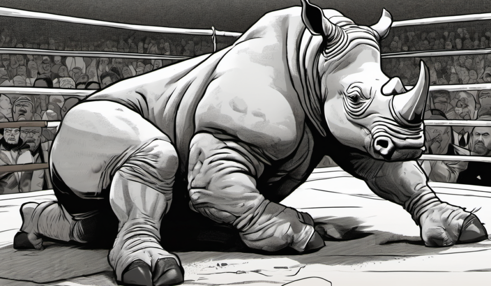 Rhino’s Fear of the ‘Move Stealer’ Label and the Origin of His Finish — AI-generated editorial illustration