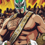 Rey Mysterio Still Seeks Another WWE World Title — AI-generated editorial illustration
