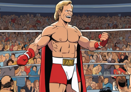 Lex Luger Reveals WWE Cut His ‘Narcissist’ Heel Run Shorter Than Planned — AI-generated editorial illustration
