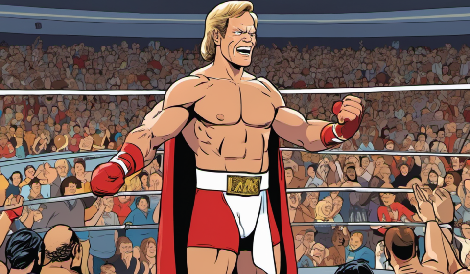 Lex Luger Reveals WWE Cut His ‘Narcissist’ Heel Run Shorter Than Planned — AI-generated editorial illustration