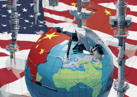 China Rejects Silicon Valley’s Call for an AI Slow‑Down — AI-generated editorial illustration