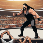 Bully Ray Declares Reigns vs. Penta Surpassed WrestleMania — AI-generated editorial illustration
