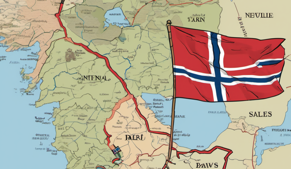 Norway Faces Backlash Over Proposed Ban on Israeli Settlement Trade — AI-generated editorial illustration