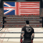 Waller Blasts WWE Australia Snub, Calls CM Punk ‘Soft’ — AI-generated editorial illustration