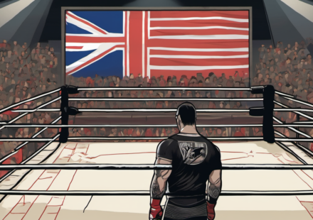 Waller Blasts WWE Australia Snub, Calls CM Punk ‘Soft’ — AI-generated editorial illustration