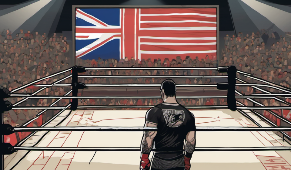 Waller Blasts WWE Australia Snub, Calls CM Punk ‘Soft’ — AI-generated editorial illustration