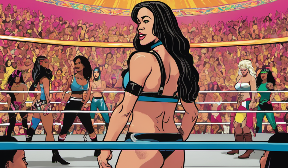 AJ Lee Reveals WWE Women’s Division Has Transformed Into a ‘Feast’ — AI-generated editorial illustration