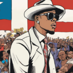 Chris Brown Calls Out Texas Rep. Venton Jones Over Apology — AI-generated editorial illustration