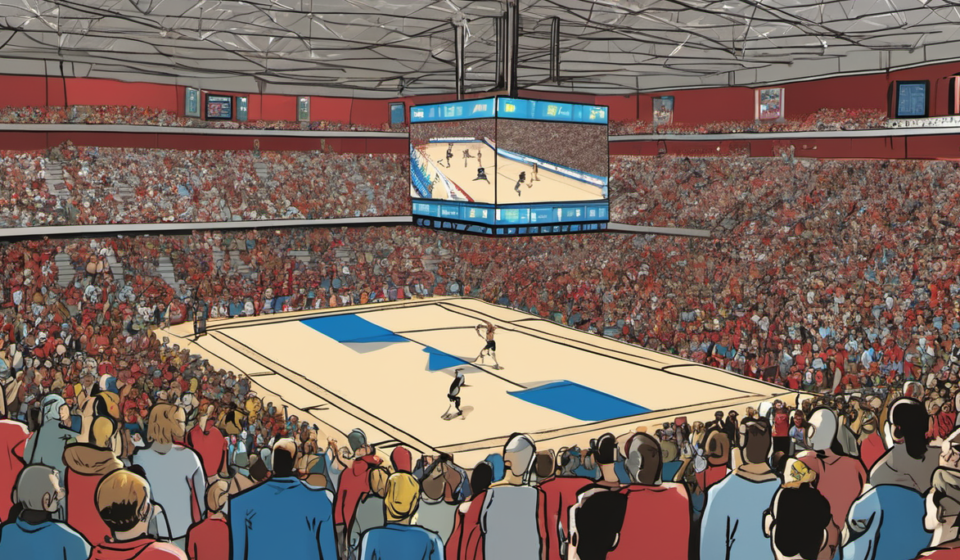 Nebraska vs. Creighton Volleyball: Live TV, Streaming, and Timing — AI-generated editorial illustration