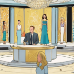 Kendra Scott Says Joining Shark Tank Is a Natural Fit — AI-generated editorial illustration