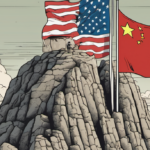 U.S.‑China AI Rivalry: Mutual Distrust Threatens Global Stability — AI-generated editorial illustration